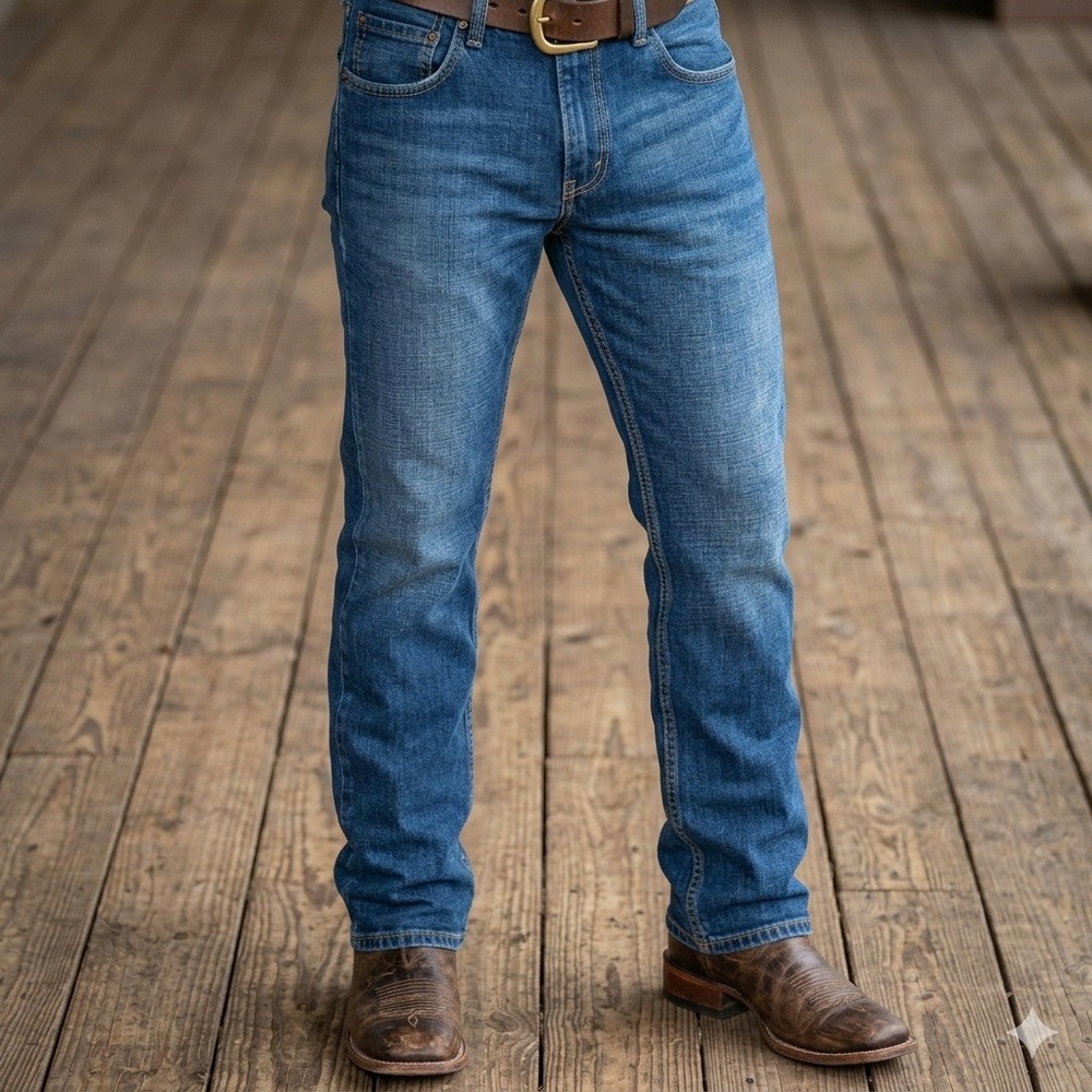 Levi's 527 Slim Bootcut Jeans Mens 33x30 Blue Medium Wash Denim 5-Pocket